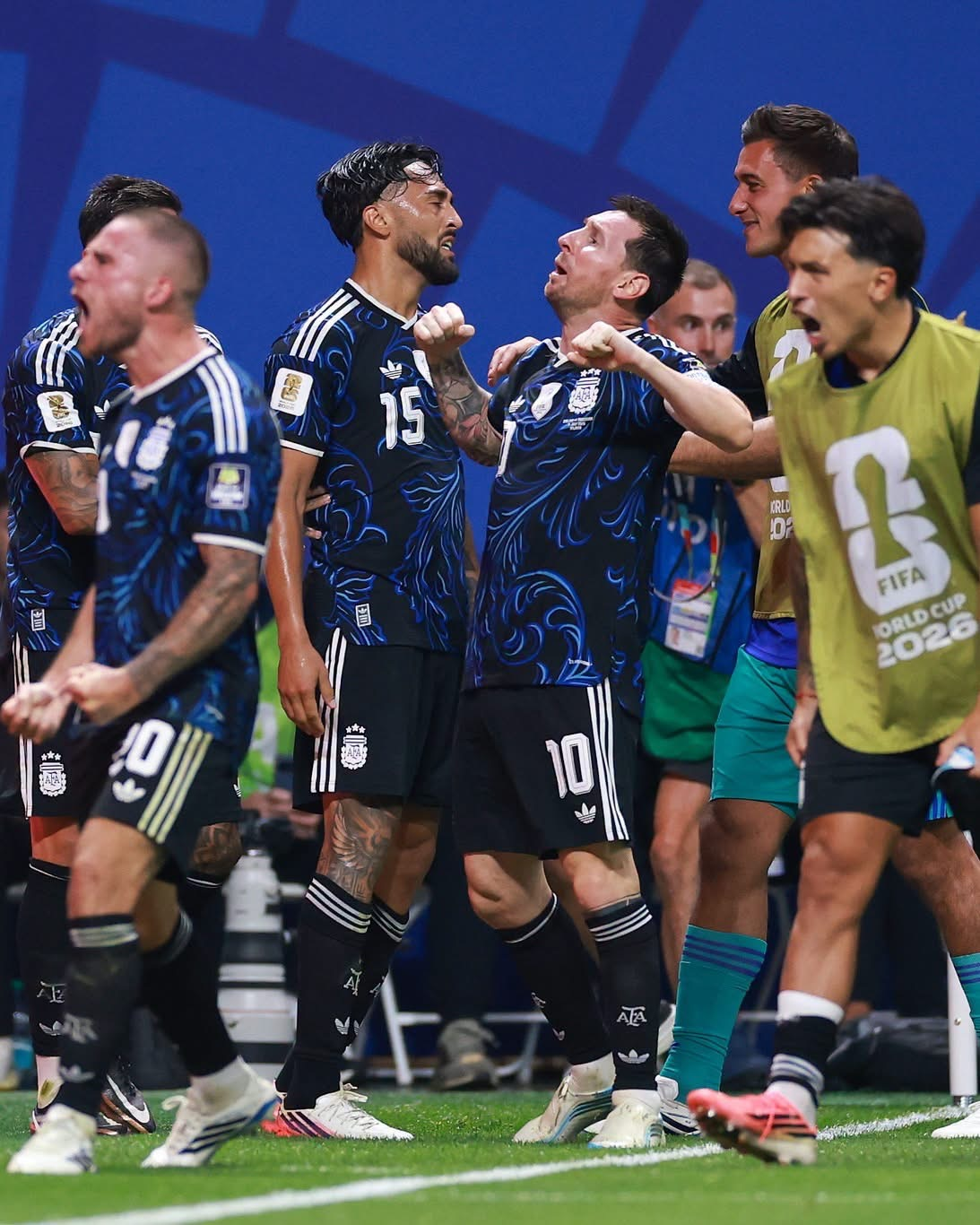 Argentina celebrates victory over England
